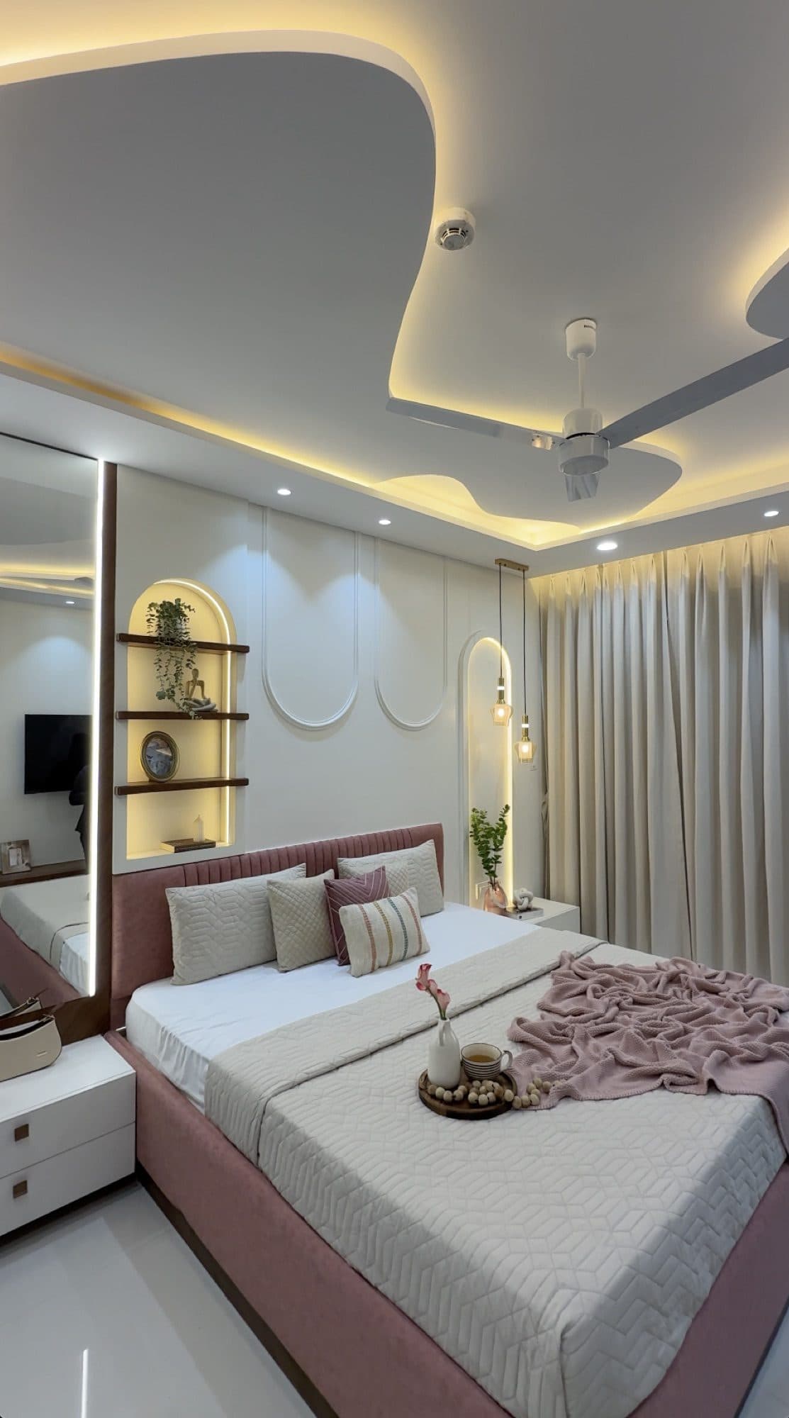 Panchsheel Residence - Luxury Home Interiors in Kharadi before