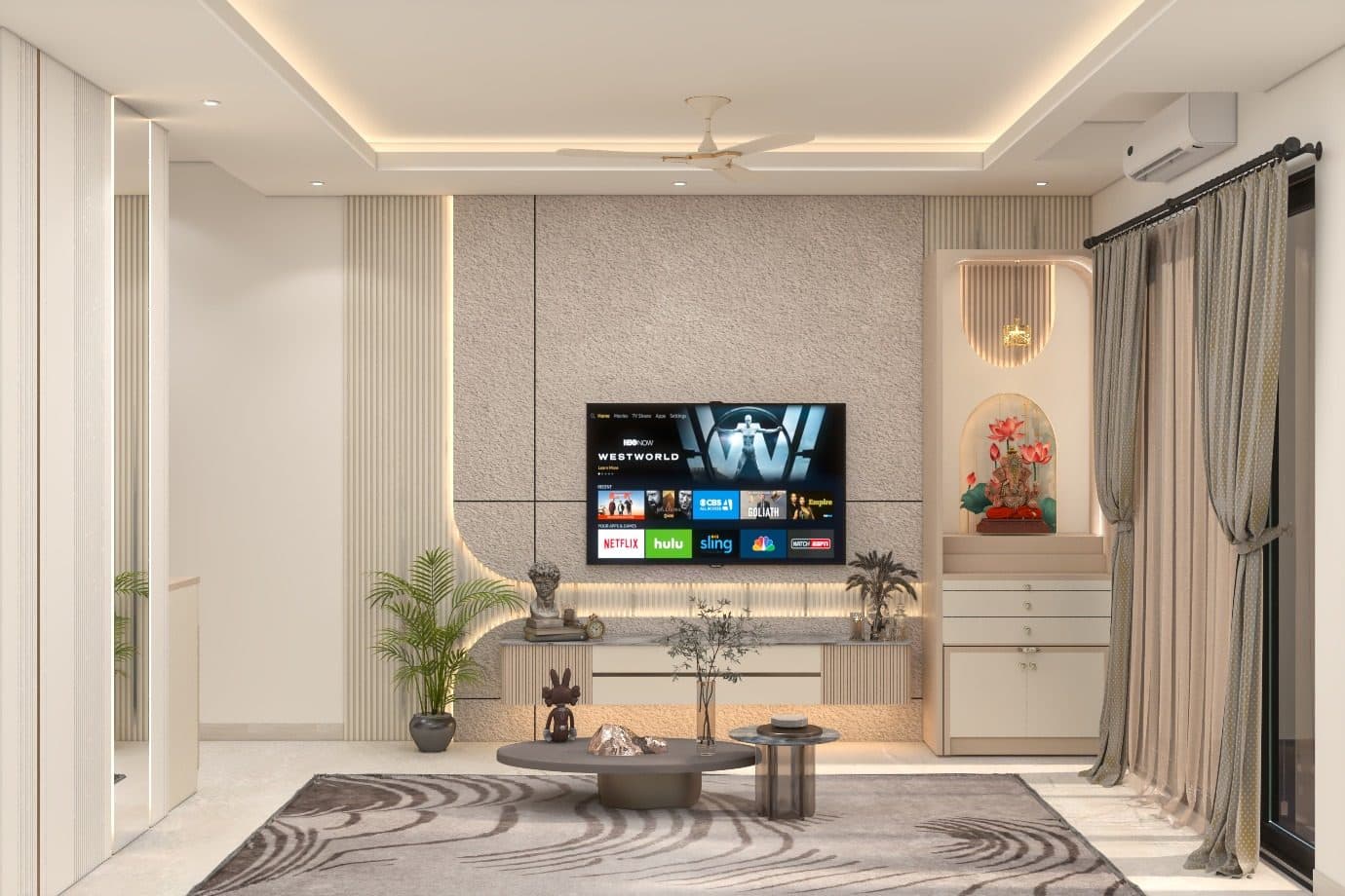 Goregaon Residence, interior by Divya Jain Interiors