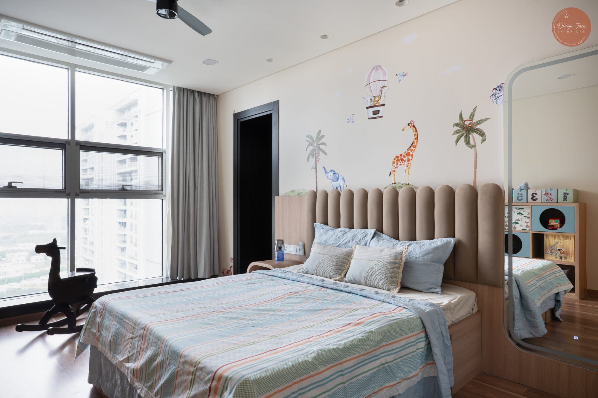 Children's Room in a Kharadi, Pune home by Divya Jain Interiors