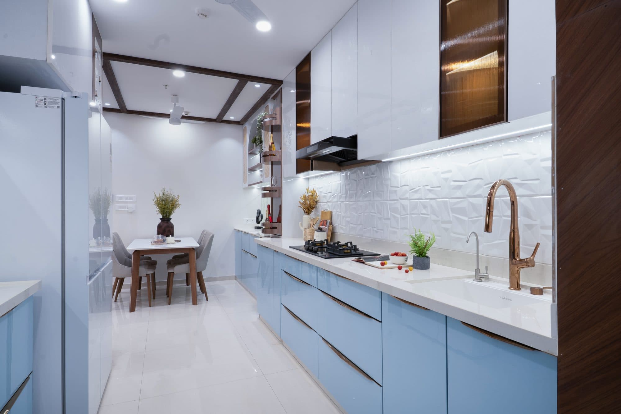 Kitchen in a Ravet, Pune home by Divya Jain Interiors