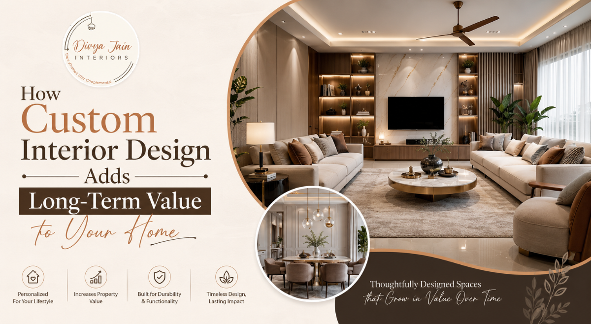 How Custom Interior Design Adds Long-Term Value to Your Home