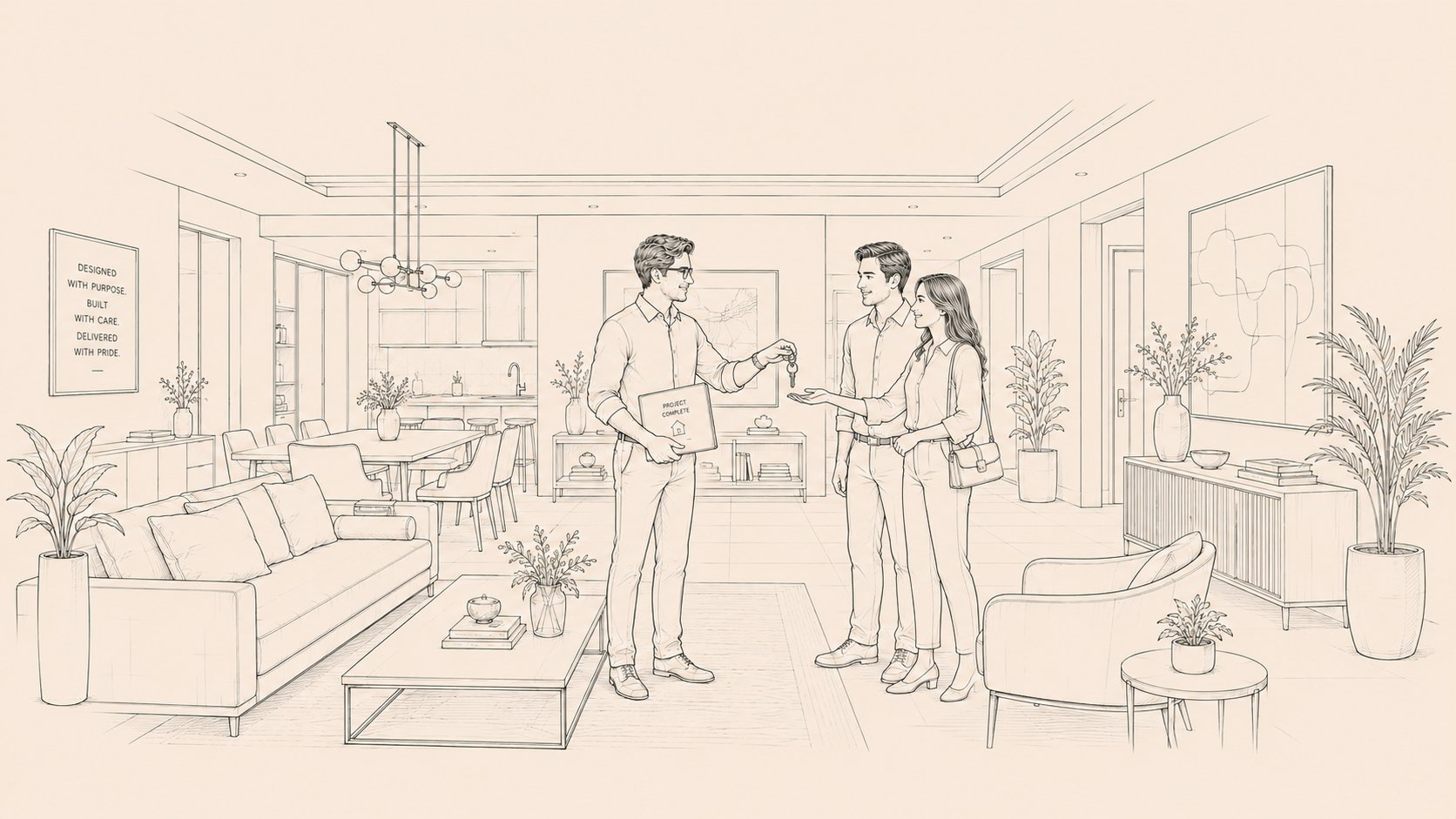 Completion & Walkthrough, Divya Jain Interiors process